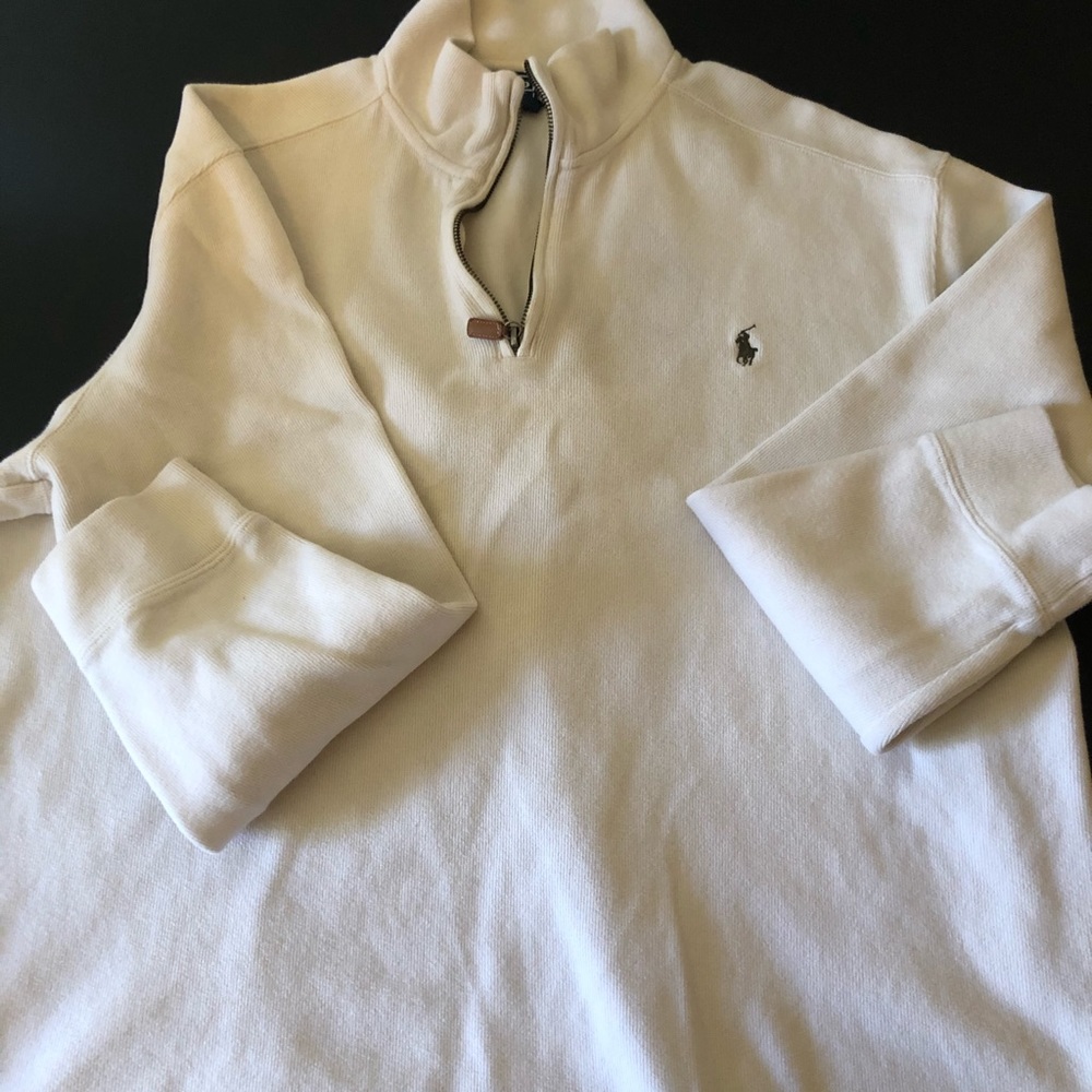 Ralph Lauren mock neck zipper sweater